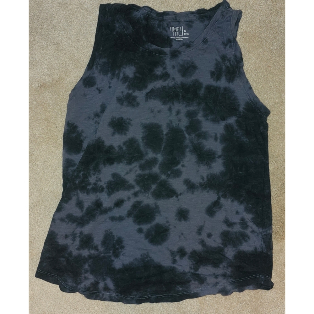 Time and Tru Dark Acidwash Tank